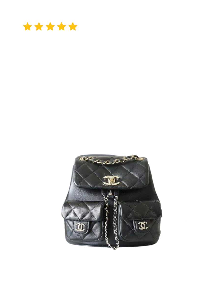 Chanel 23P Mini Triple Pack Backpack in Black [TOP TIER]