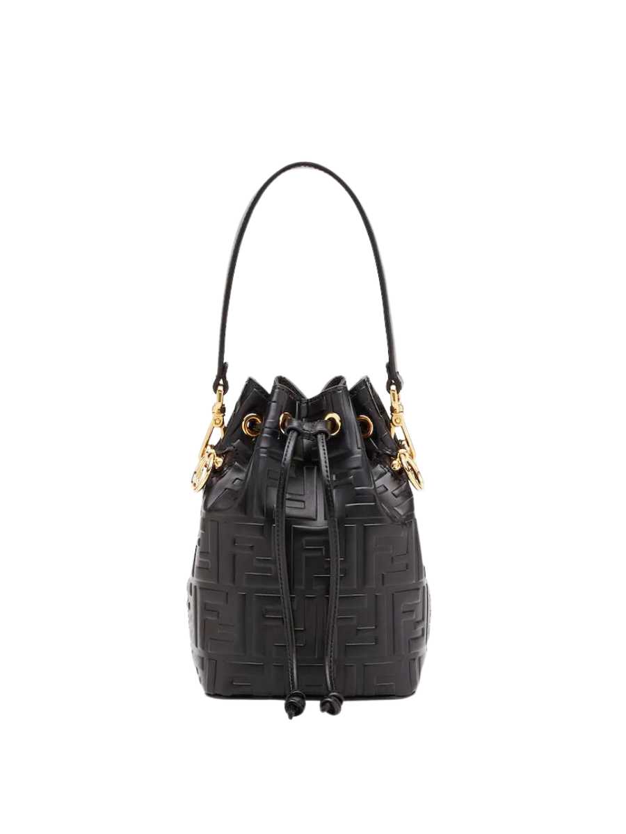 Fendi Mon Tresor Black Leather Mini-Bag