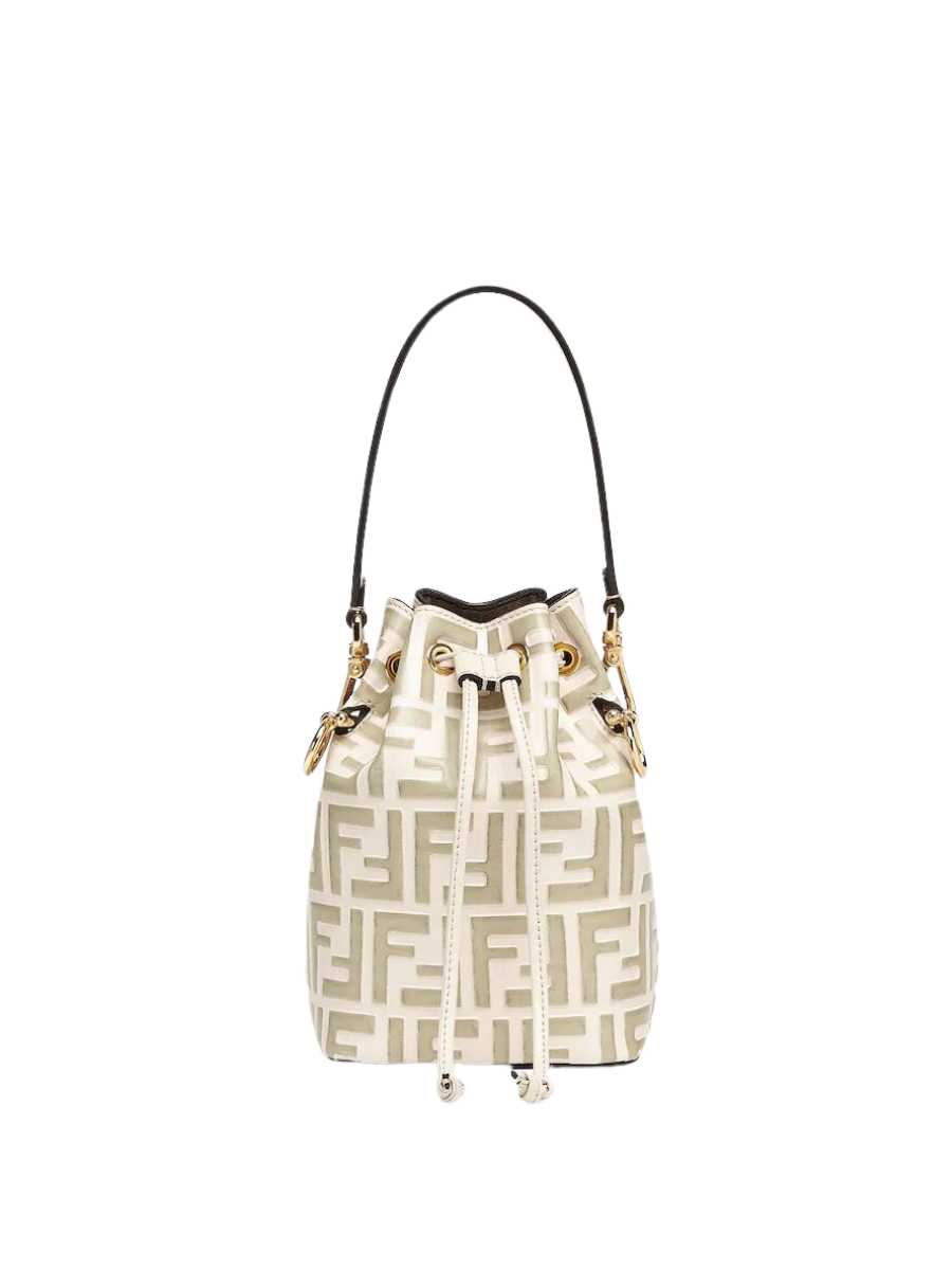 Fendi Mon Tresor Beige Leather Mini-Bag