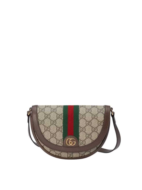 Gucci Ophidia Mini GG Shoulder Bag in Beige And Ebony Supreme