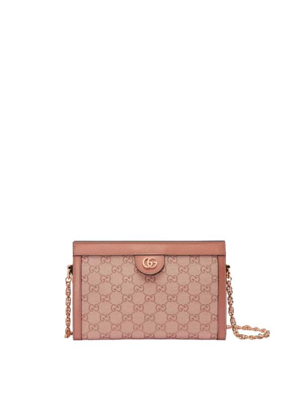 Gucci Ophidia GG Small Shoulder Bag in Pink