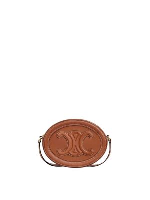 Celine Oval Bag Cuir Triomphe in Smooth Calfskin - Tan