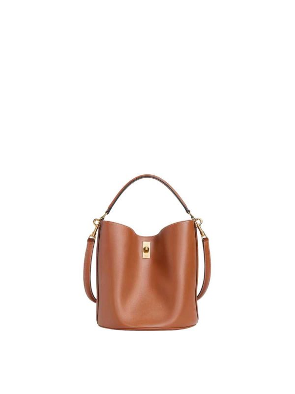 Celine Bucket 16 Bag in Smooth Calfskin Tan