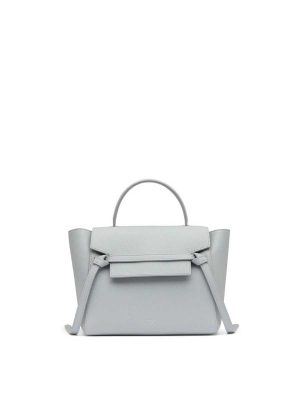 Celine Mini Belt Bag in Grained Calfskin Mineral