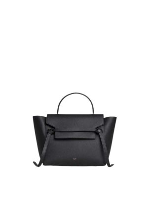 Celine Mini Belt Bag in Grained Calfskin Black