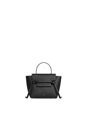 Celine Nano Belt Bag in Grained Calfskin Black