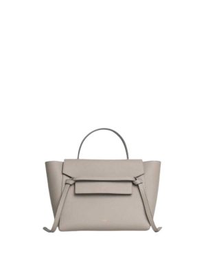 Celine Mini Belt Bag in Grained Calfskin Light Taupe