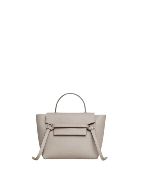 Celine Micro Belt Bag in Grained Calfskin Light Taupe