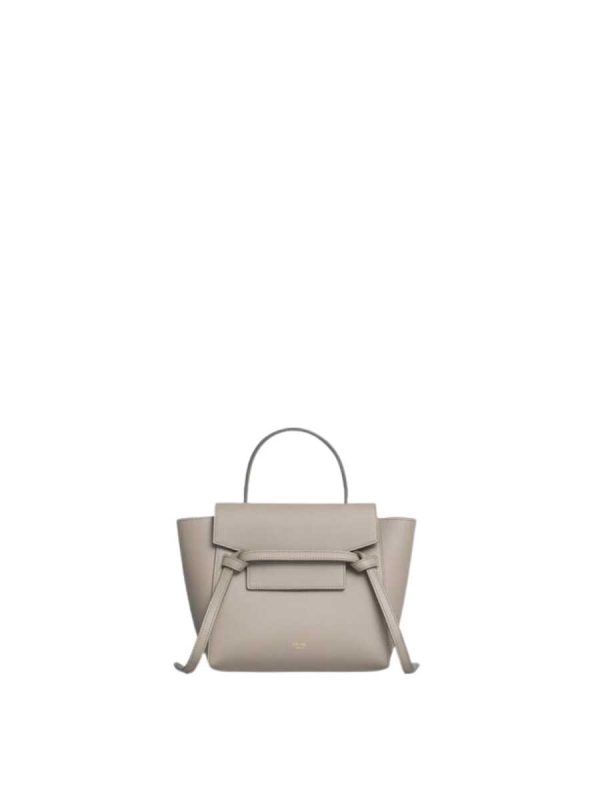 Celine Nano Belt Bag in Grained Calfskin Light Taupe