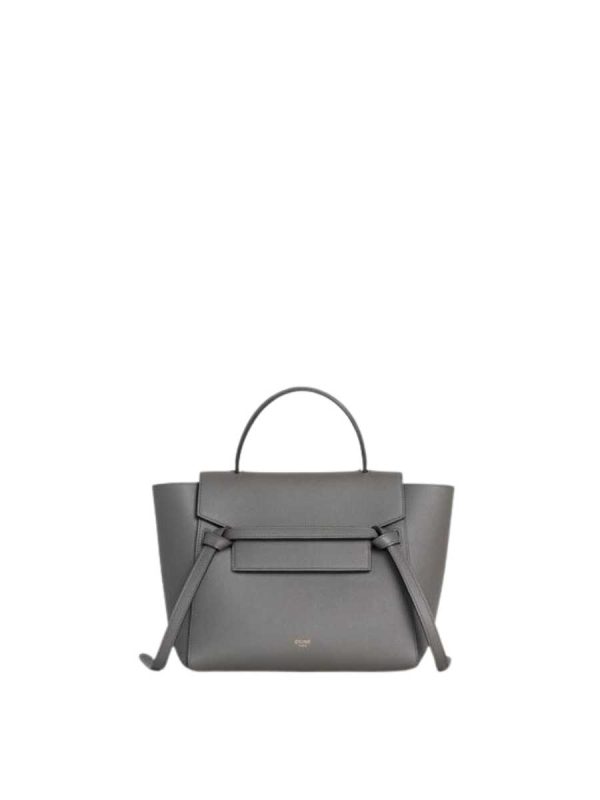 Celine Micro Belt Bag in Grained Calfskin Grey