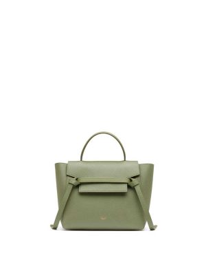 Celine Micro Belt Bag in Grained Calfskin Army Green