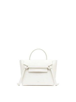 Celine Micro Belt Bag in Grained Calfskin Rice