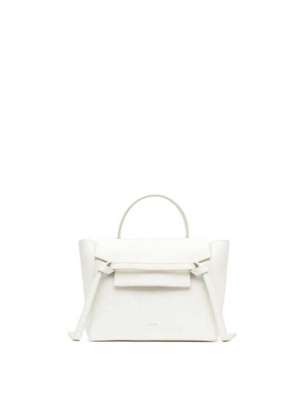 Celine Micro Belt Bag in Grained Calfskin Rice