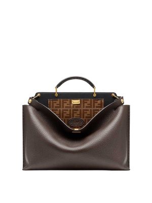 Peekaboo Essential Briefcase in Brown