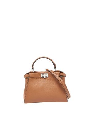 Fendi Peekaboo Mini Brown Selleria bag