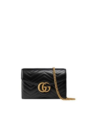 Gucci GG Marmont Mini Bag in Black Leather