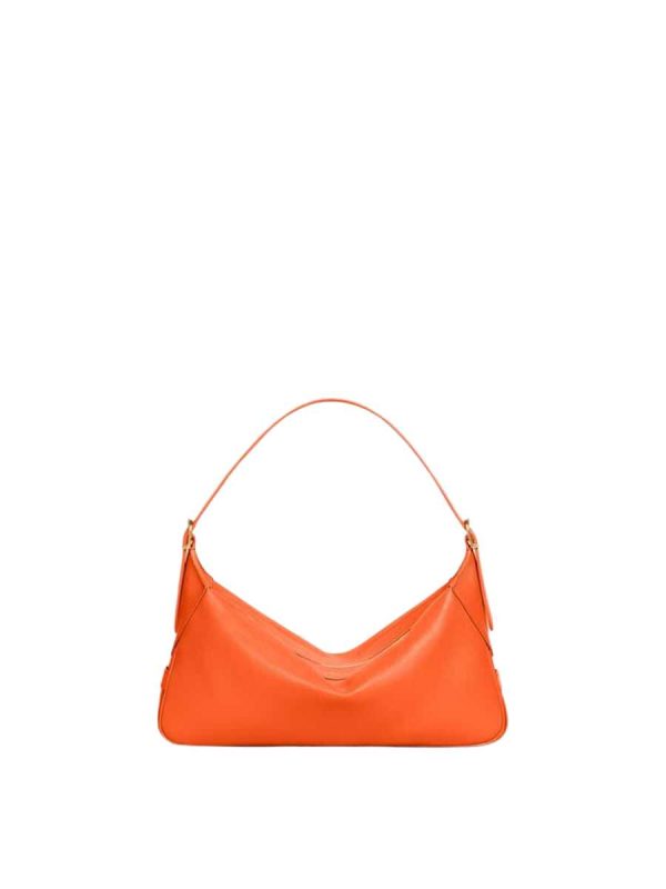 Celine Medium Romy in Supple Calfskin Pop Orange