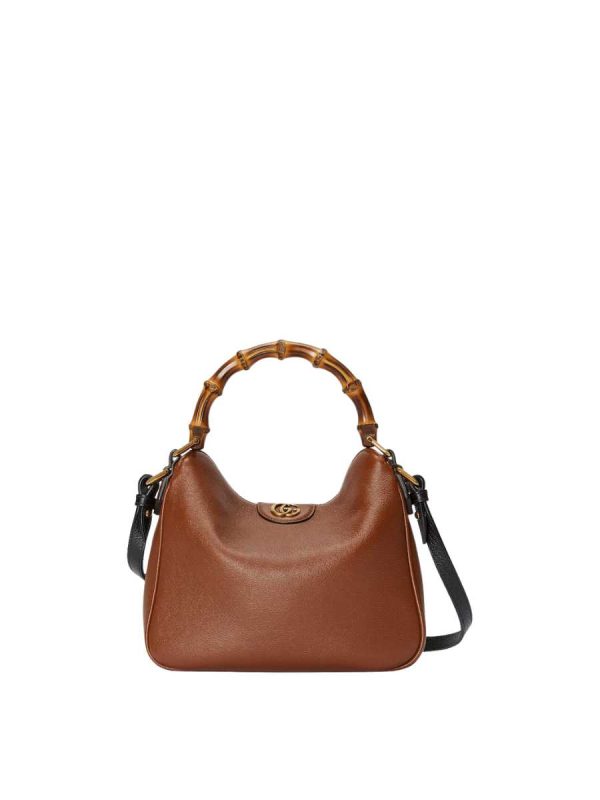 Gucci Diana Small Shoulder Bag in Cuir Leather