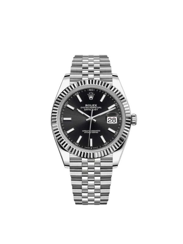 rolex datejust 41 black dial