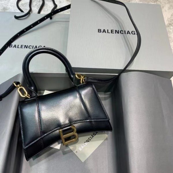 Balenciaga Women's Hourglass XS Handbag Box in Black - Image 2