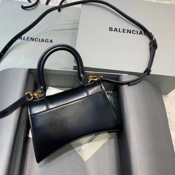 Balenciaga Women's Hourglass XS Handbag Box in Black - Image 3