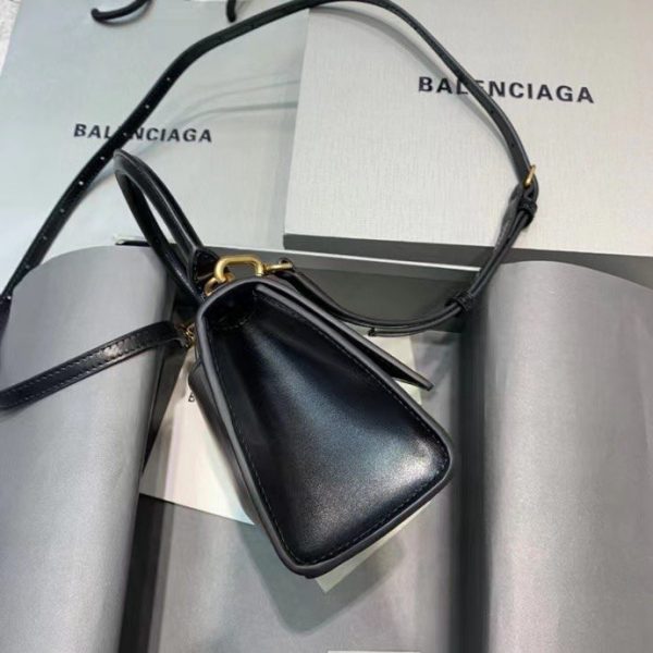 Balenciaga Women's Hourglass XS Handbag Box in Black - Image 4