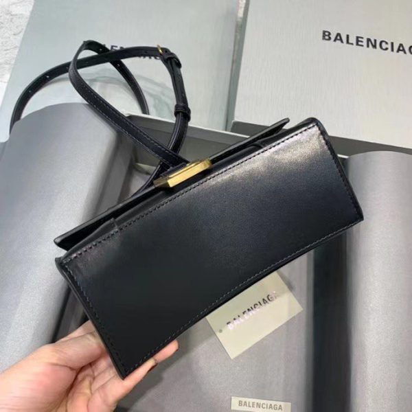 Balenciaga Women's Hourglass XS Handbag Box in Black - Image 5