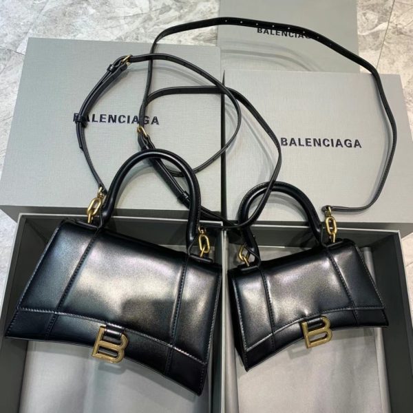 Balenciaga Women's Hourglass XS Handbag Box in Black - Image 10