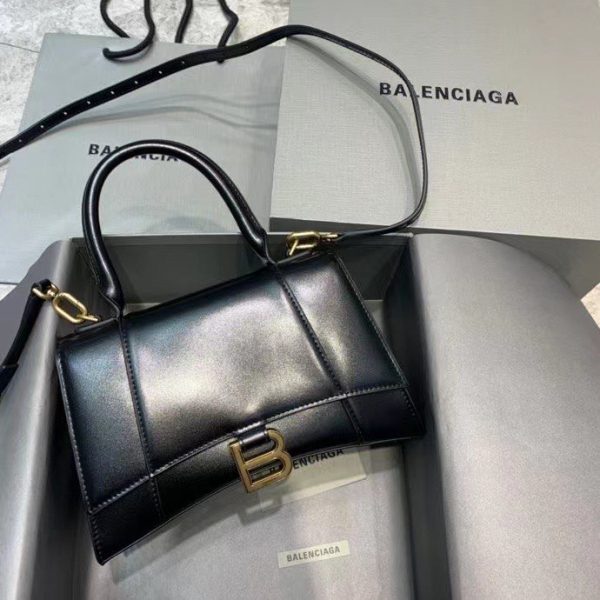 Balenciaga Women's Hourglass Small Handbag Box in Black - Image 2