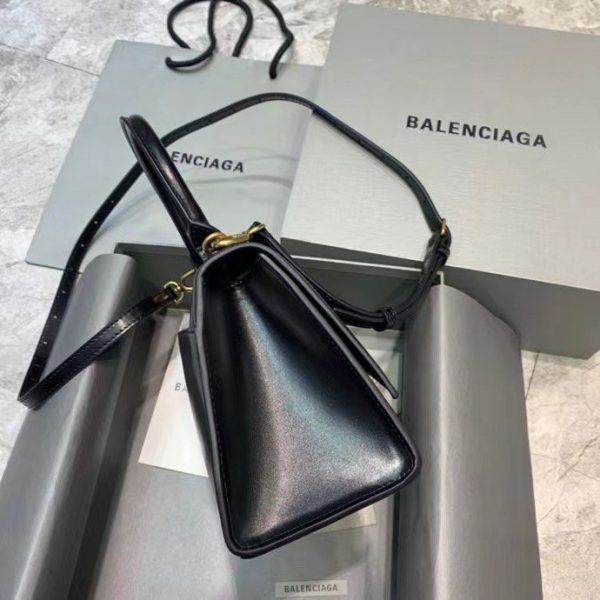 Balenciaga Women's Hourglass Small Handbag Box in Black - Image 4