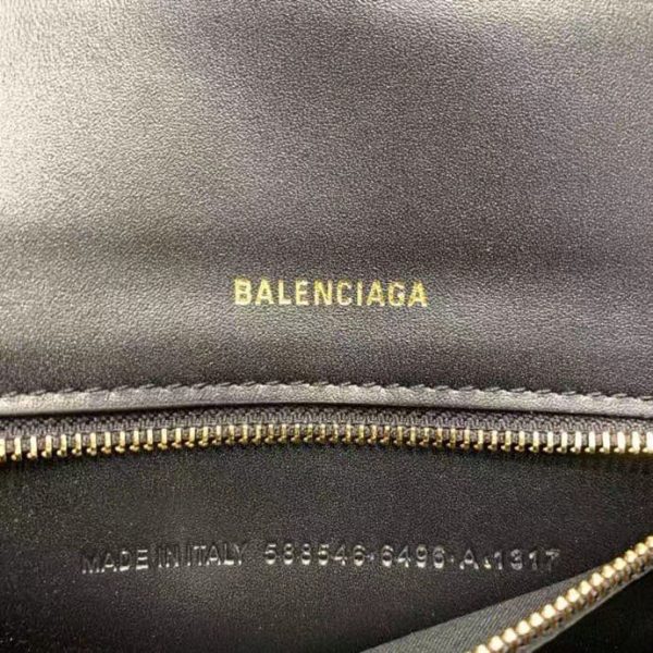 Balenciaga Women's Hourglass Small Handbag Box in Black - Image 9