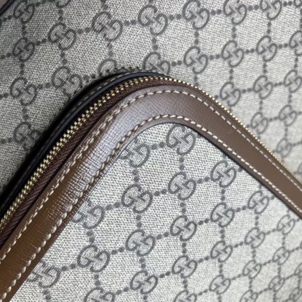 Gucci Backpack with Interlocking G in Beige GG Canvas - Image 8