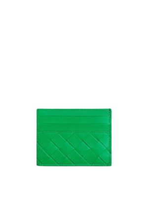 Bottega Veneta Intrecciato Credit Card Case in Parakeet