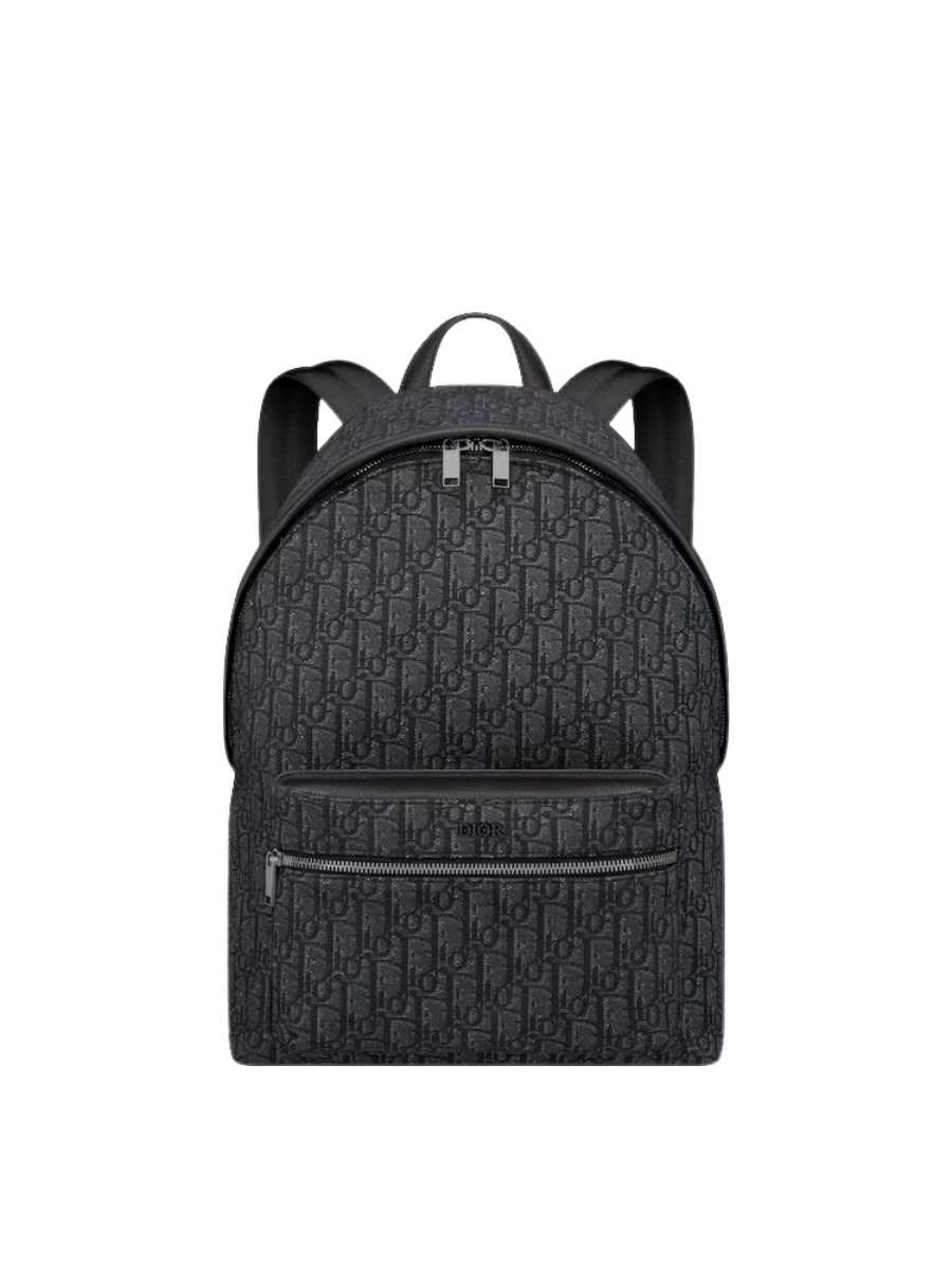 Dior Essentials Rider Backpack in Black Dior Oblique Jacquard