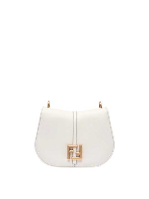 Fendi C’mon Medium White Leather