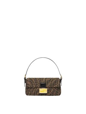 Fendi Baguette Vertigo Bag 1997 Brown Jacquard FF