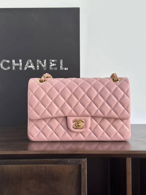 [TOP TIER] Chanel Classic Flap Bag Medium in Light Pink Caviar Skin Gold Hardware - Image 3