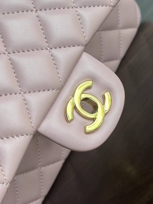 [TOP TIER] Chanel Classic Flap Bag Medium in Light Pink Caviar Skin Gold Hardware - Image 12