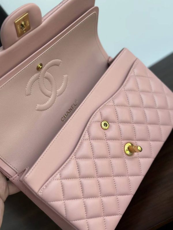 [TOP TIER] Chanel Classic Flap Bag Medium in Light Pink Caviar Skin Gold Hardware - Image 8