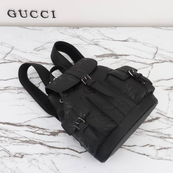 Gucci Jumpo GG Small Backpack in Black Leather - Image 8