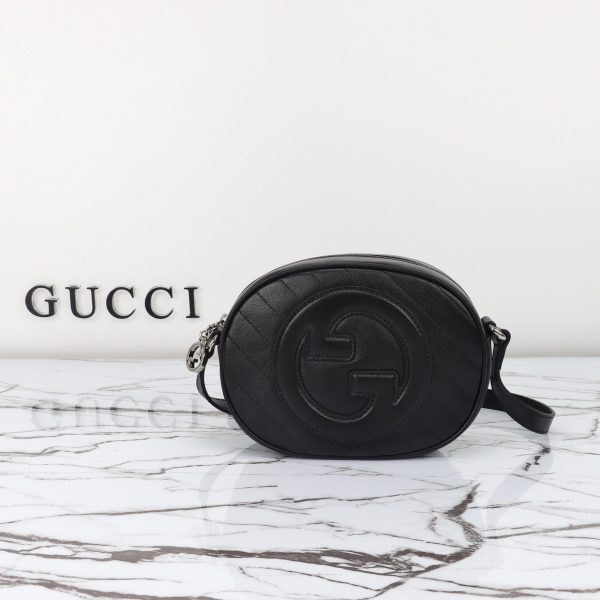 Gucci Blondie Mini Shoulder Bag in Black Leather - Image 2