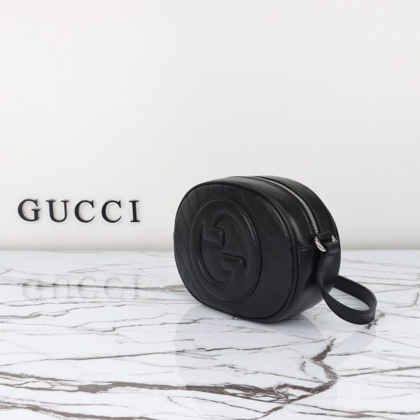 Gucci Blondie Mini Shoulder Bag in Black Leather - Image 3