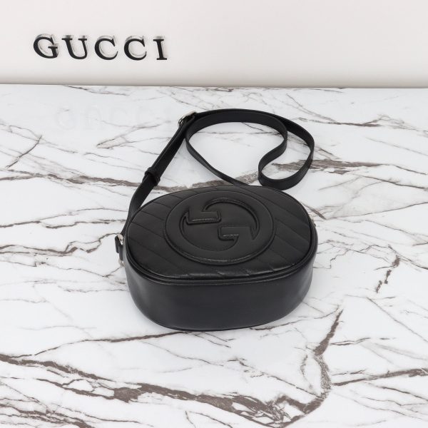 Gucci Blondie Mini Shoulder Bag in Black Leather - Image 9