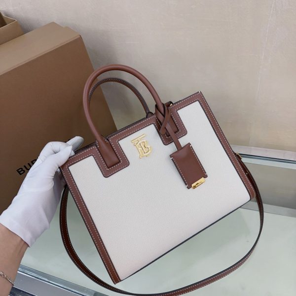 Burberry Mini Frances Bag in Natural/ Malt Brown - Image 2