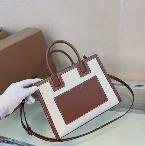 Burberry Mini Frances Bag in Natural/ Malt Brown - Image 4