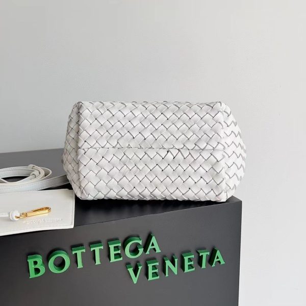 Bottega Veneta Mini Cabat in White - Image 7