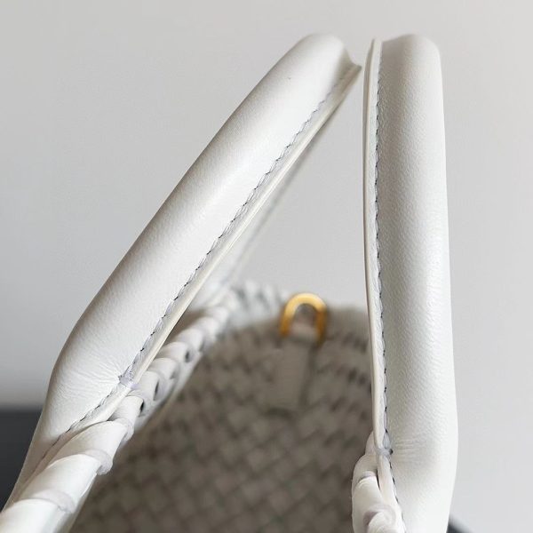 Bottega Veneta Mini Cabat in White - Image 6