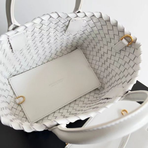 Bottega Veneta Mini Cabat in White - Image 10