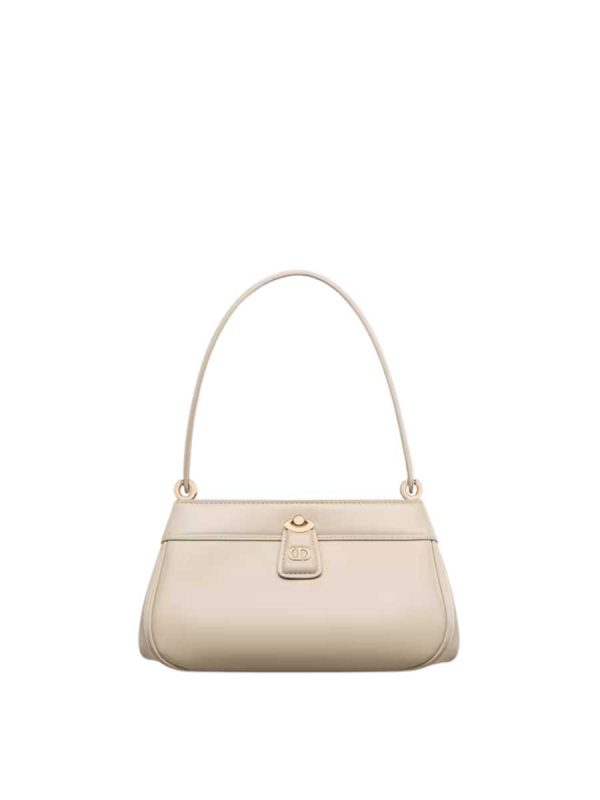 Dior Small Dior Key Bag Dusty Ivory Box Calfskin