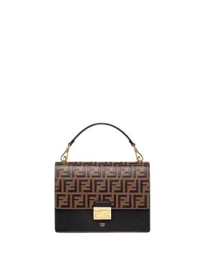 Fendi Kan I Black Leather Bag